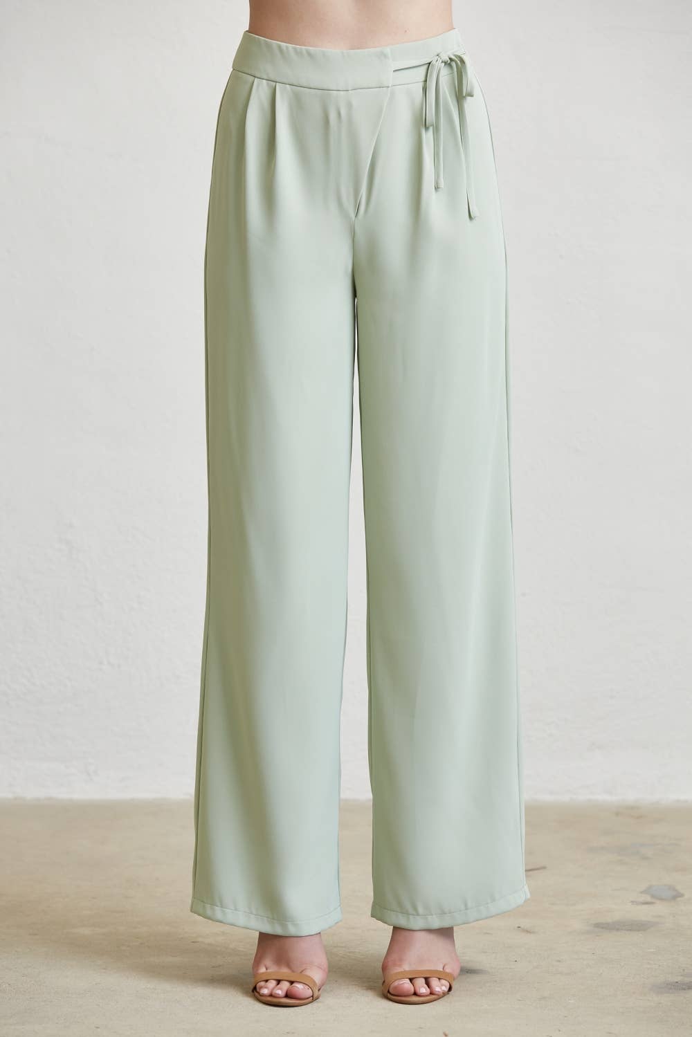 Sage Tailored Tie-Waist Set - Sold Separately