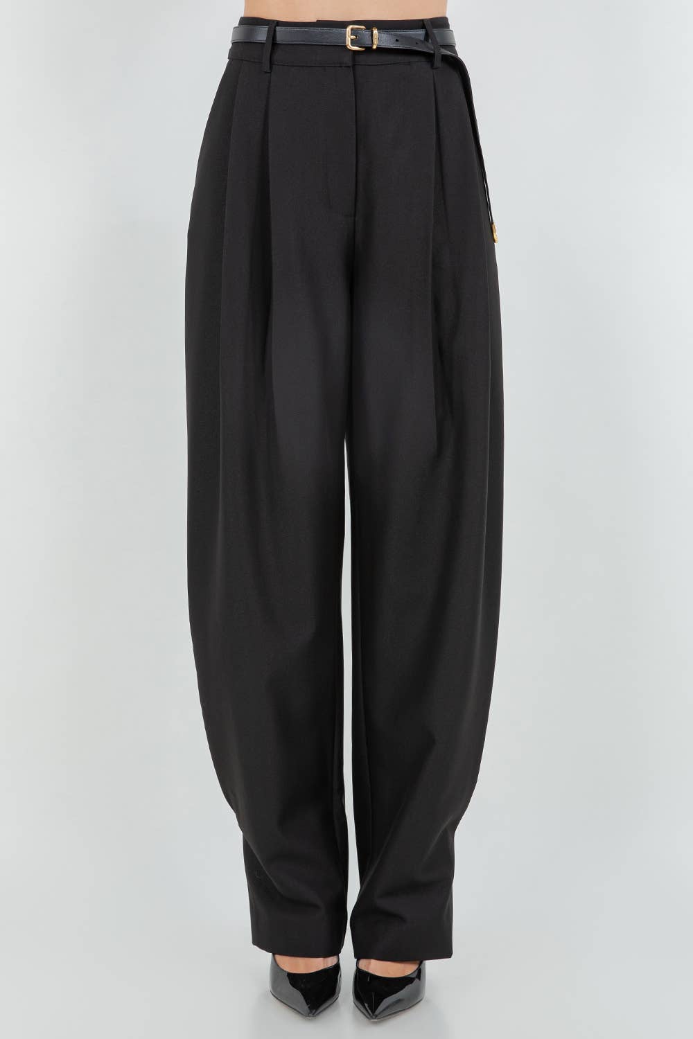 Madison Pleated Barrel Pants