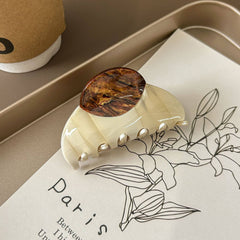 Beige Hair Clip