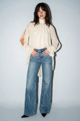 Celeste Split-Sleeve Blouse
