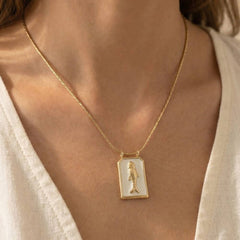 Enamel Fish Pendant Necklace