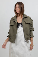 Utility Mode Olive Jacket