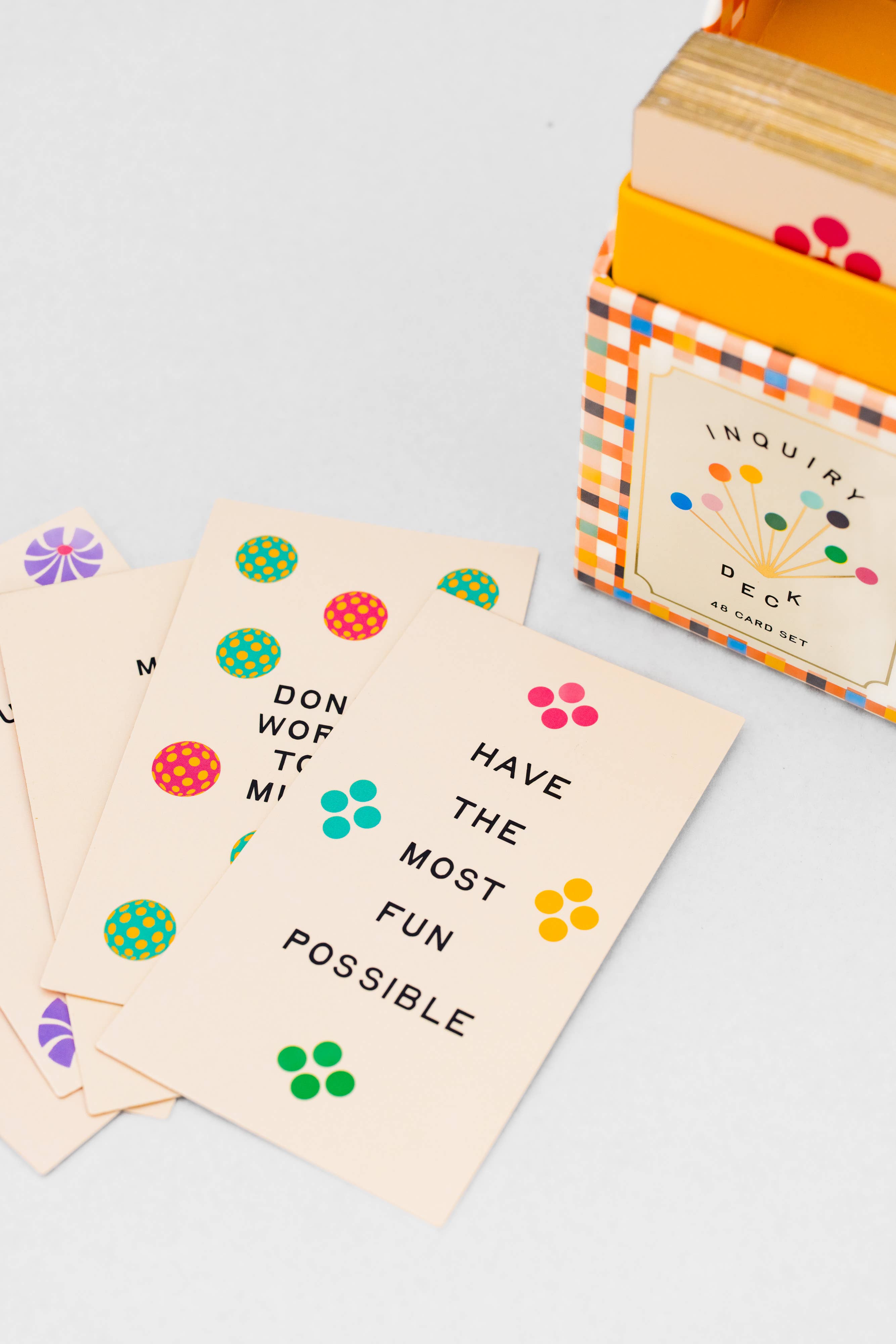 Plaid Inquiry Card Deck
