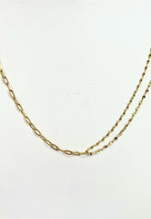 Dainty Two Type Chain Necklace