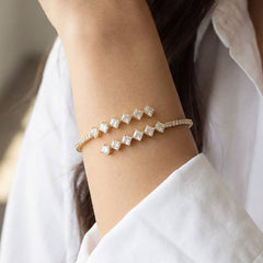Tennis Cuff Bracelet