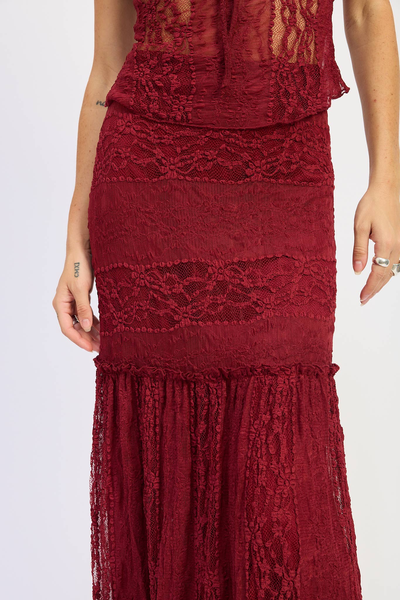 Lace Tiered Set - Sold Separately
