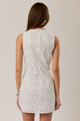 Ditsy Print Mini Dress