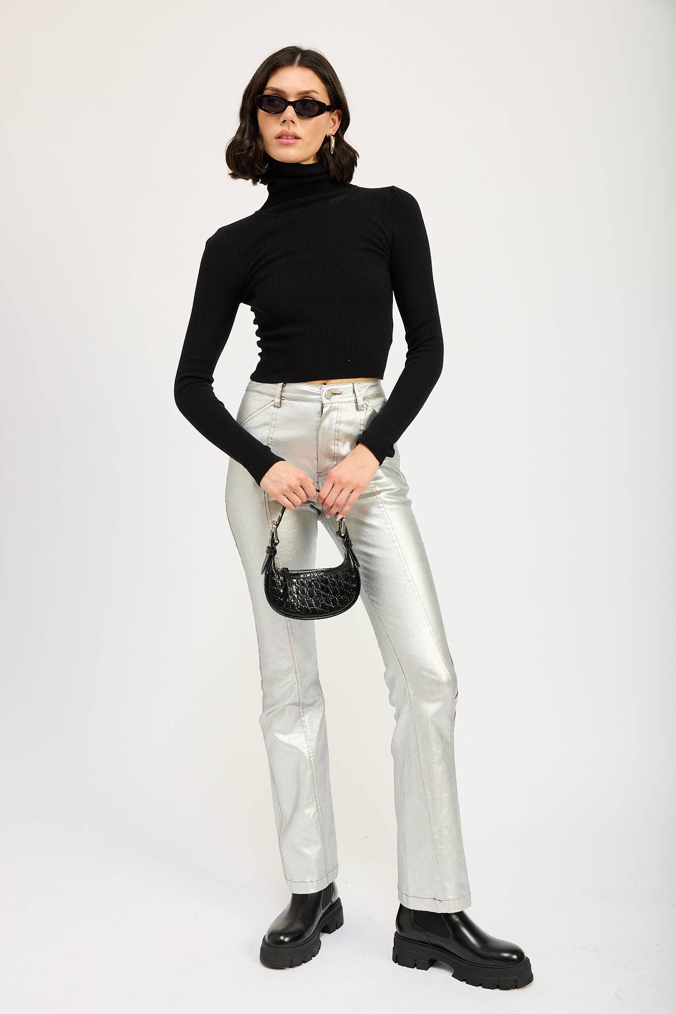 Arlo Ribbed Turtleneck