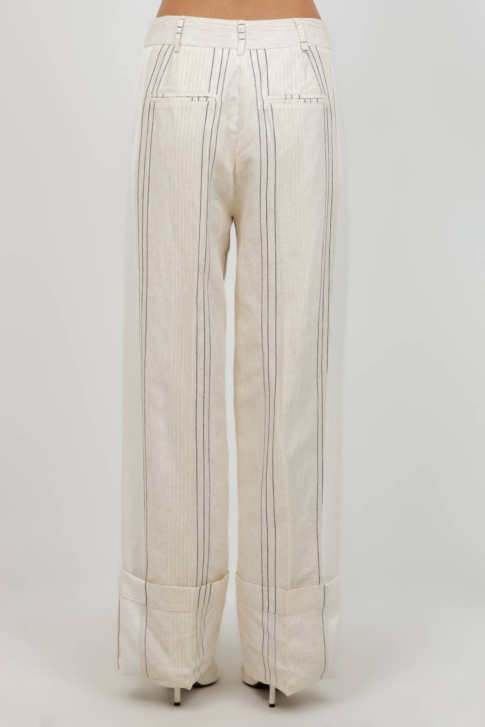 Premium- Pinstripe Wide Leg Pants