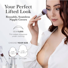 Nipple Covers with Lifting Tab