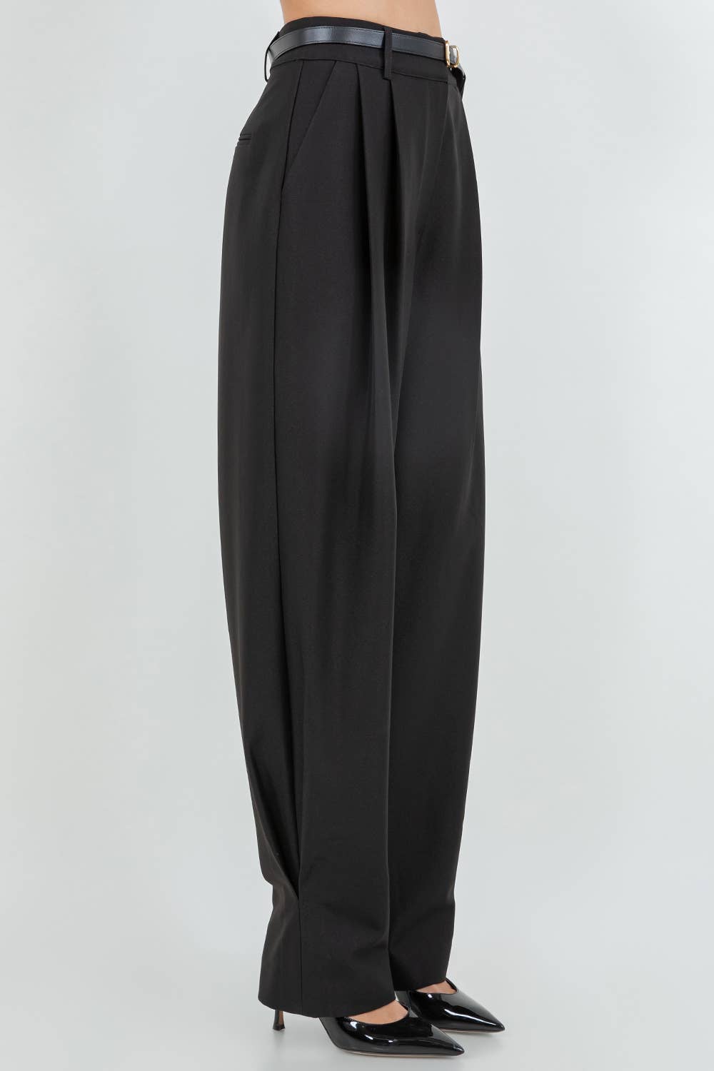 Madison Pleated Barrel Pants