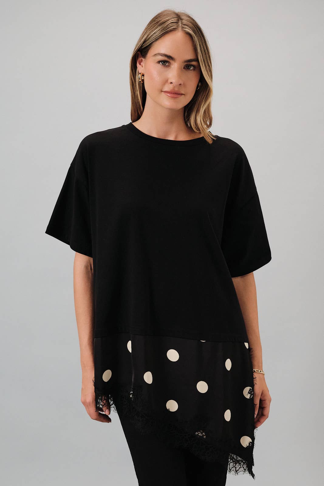Polka Dot Tunic Top